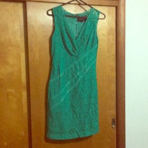 Green lace dress. Never worn.